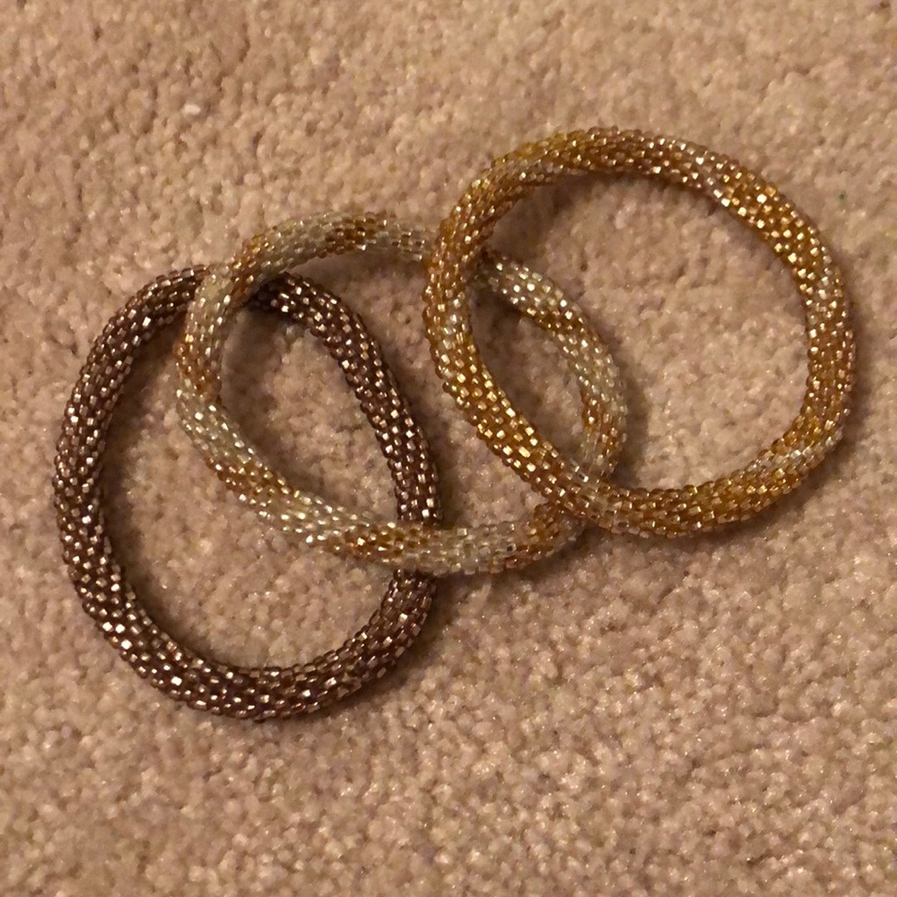 3 beautiful artisan made bracelets